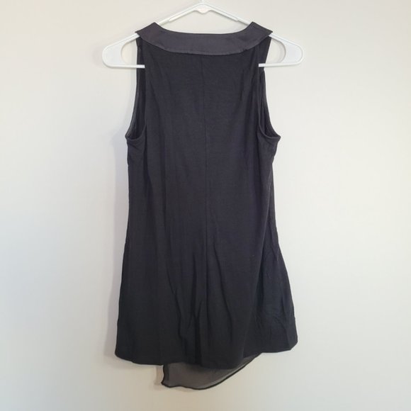 BHWM Drapy Black Sleeveless Top - Picture 3 of 6